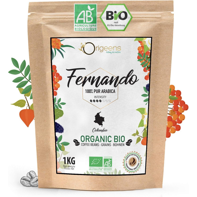 Origeens Colombie Fernando 1 kg : notre avis bio single-origin