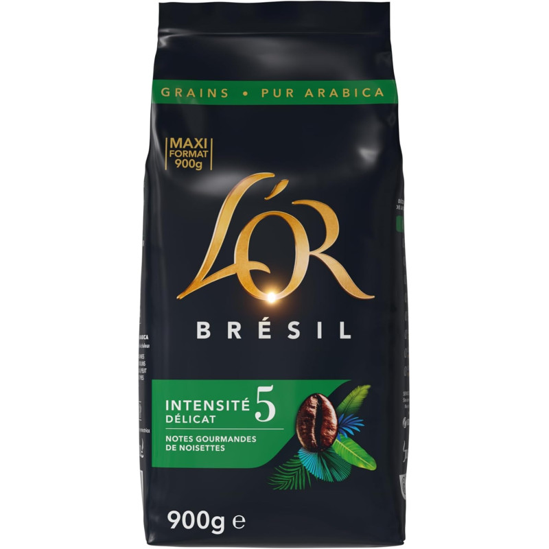 L'OR Sélection Perle du Brésil 900 g : notre avis sur ce 100 % Arabica