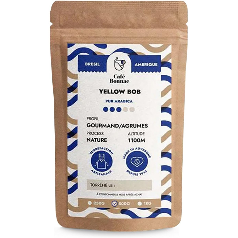 Café Bonnac Brésil Yellow BoB 500 g : notre avis sur ce 100 % Arabica