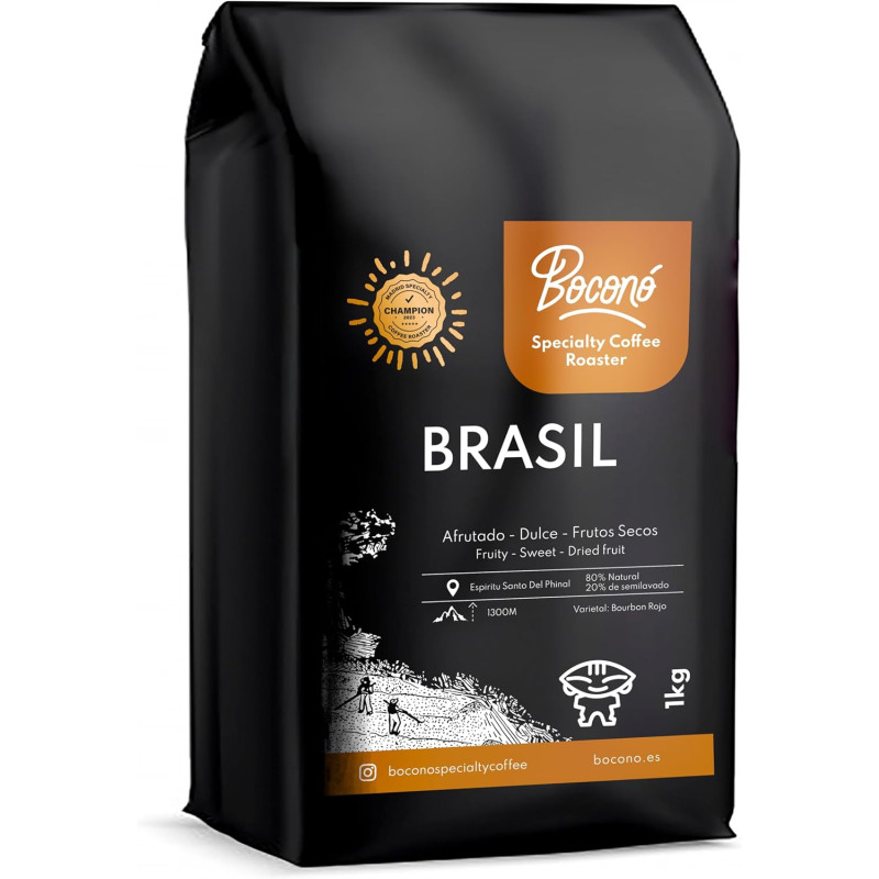 Boconó Specialty Coffee Brésil 1 kg : notre avis sur ce café de spécialité