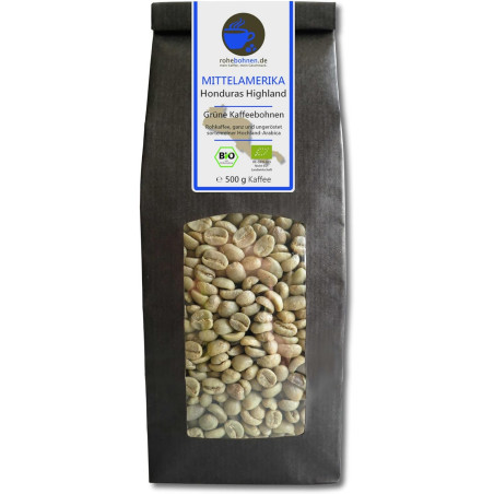 Rohebohnen Café Vert Bio Honduras Highland : à torréfier soi-même