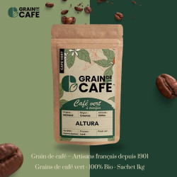 Graindecafé Café Vert Mexique Altura 1 kg : à torréfier soi-même
