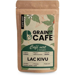 Graindecafé Café Vert Congo Lac Kivu 1 kg : à torréfier soi-même