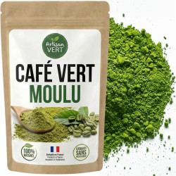 ADV Café Vert Moulu 250 g : café cru aux saveurs végétales