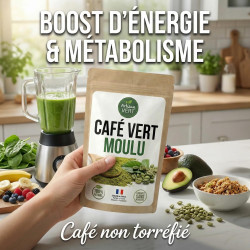ADV Café Vert Moulu 250 g : café cru aux saveurs végétales