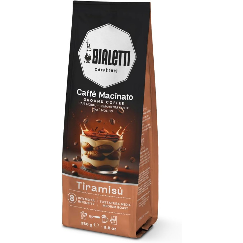 Bialetti Café Moulu Tiramisu 250 g : notre avis sur ce café aromatisé