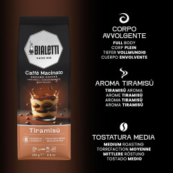 Bialetti Café Moulu Tiramisu 250 g : notre avis sur ce café aromatisé