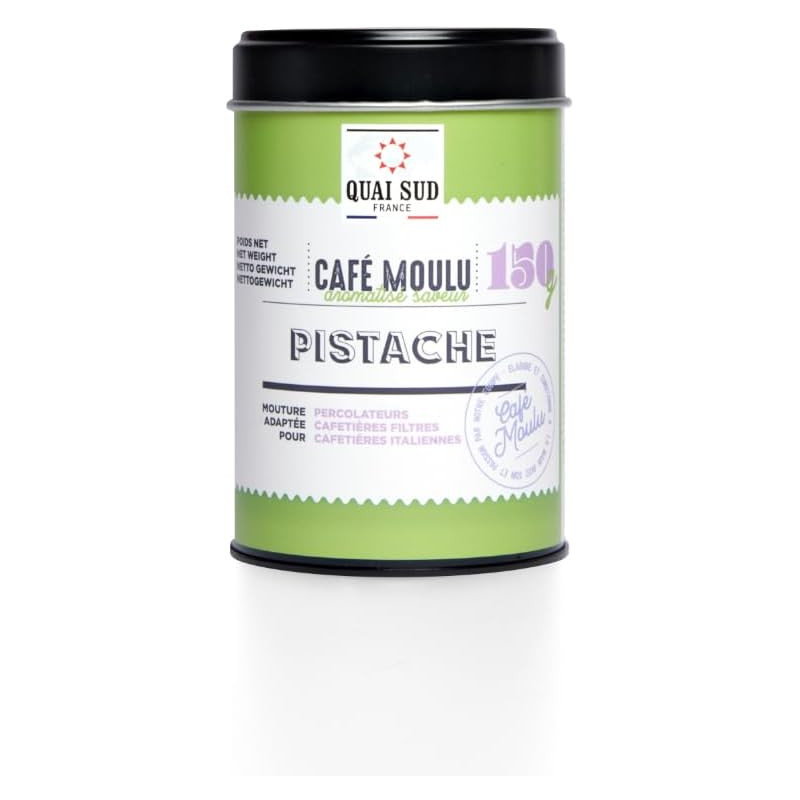 Quai Sud Café Moulu Pistache 150 g : notre avis sur ce café aromatisé