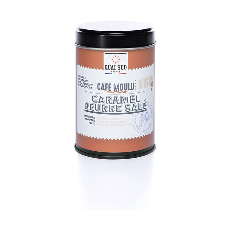 Quai Sud Café Moulu Caramel Beurre Salé 150 g : notre avis sur ce café aromatisé