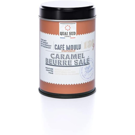 Quai Sud Café Moulu Caramel Beurre Salé 150 g : notre avis sur ce café aromatisé