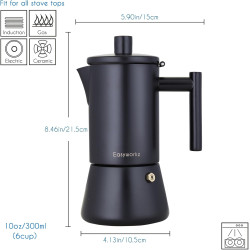 Easyworkz Diego Cafetière Italienne Inox, notre avis
