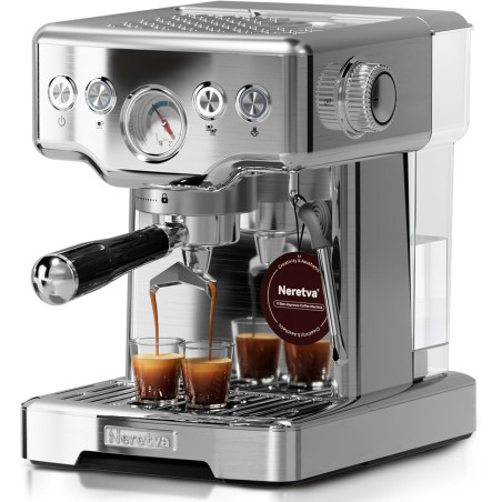 Neretva Cafetière Expresso Pro avec Manomètre, notre avis