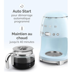 Smeg DCF02WHEU Cafetière Filtre Design, notre avis