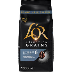 Café L'OR Sélection : grains 100% Arabica